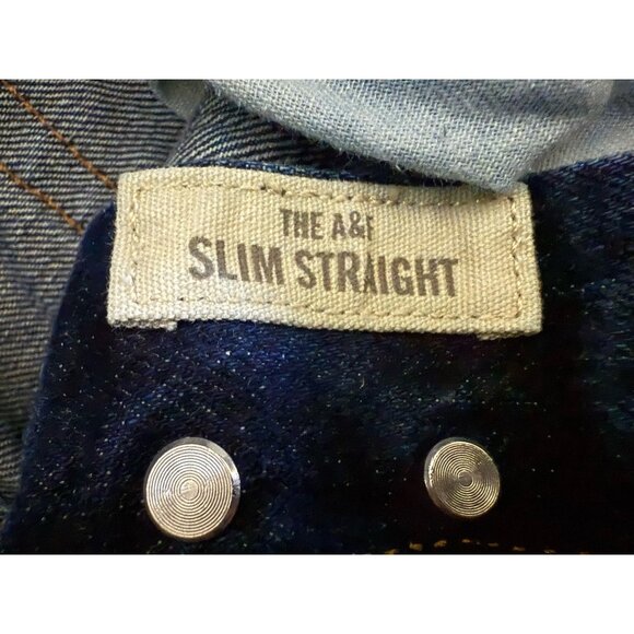 Abercrombie & Fitch Mens 28x30 Slim Straight Button Fly Jeans - Picture 5 of 6